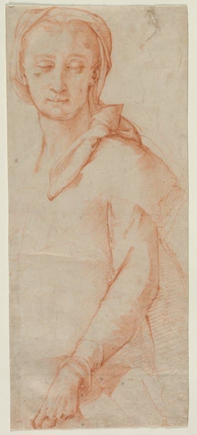 Half-Length Figure Study of a Woman — Ludovico Cardi Cigoli