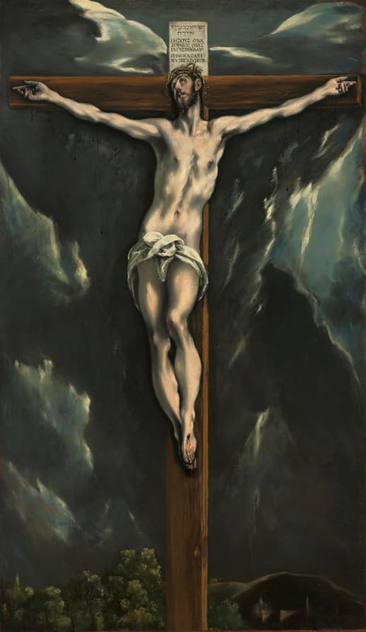 Christ on the Cross — El Greco