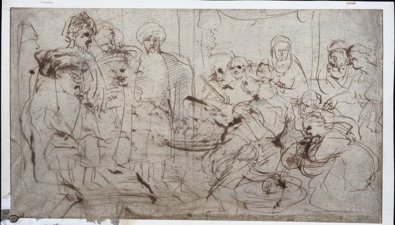 Tomyris with the Head of Cyrus (verso) — Peter Paul Rubens