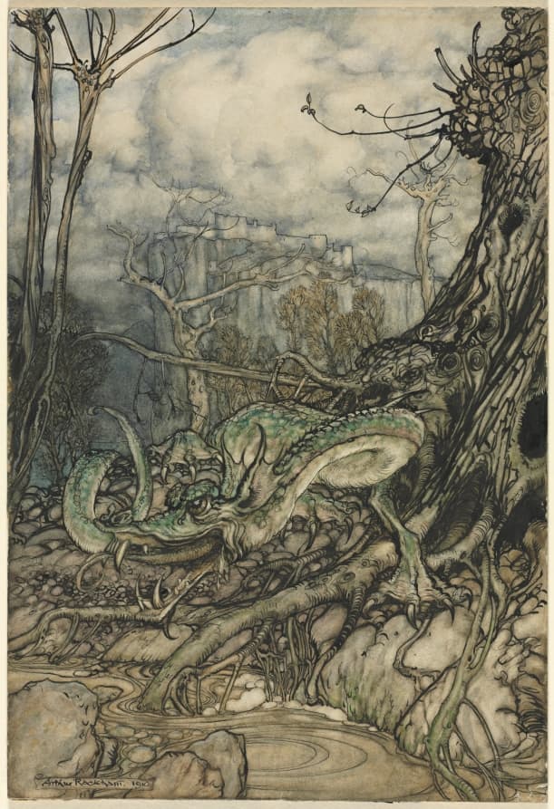 The Green Dragon — Arthur Rackham