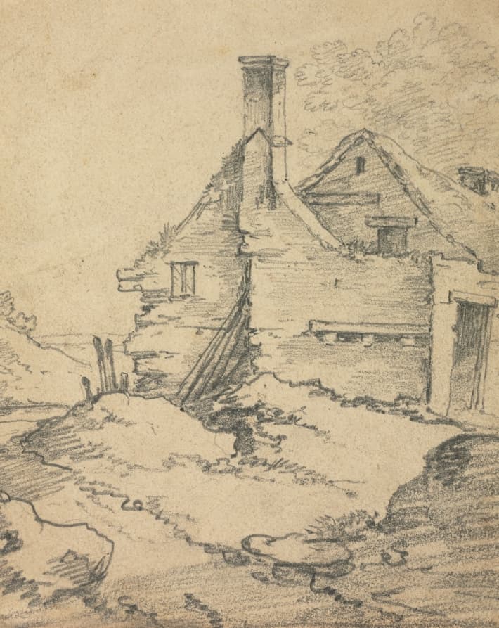 Houses in a Landscape — Benjamin Barker