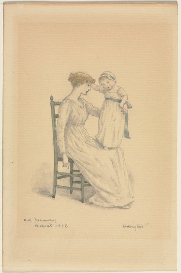 Mother and Child — Kate Greenaway