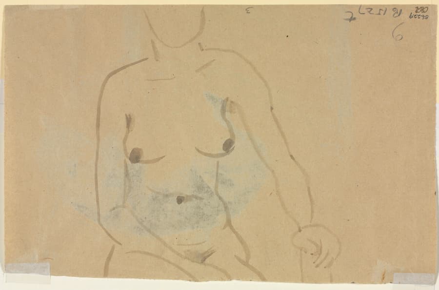 Torso of a Nude Woman (verso) — Jane Poupelet