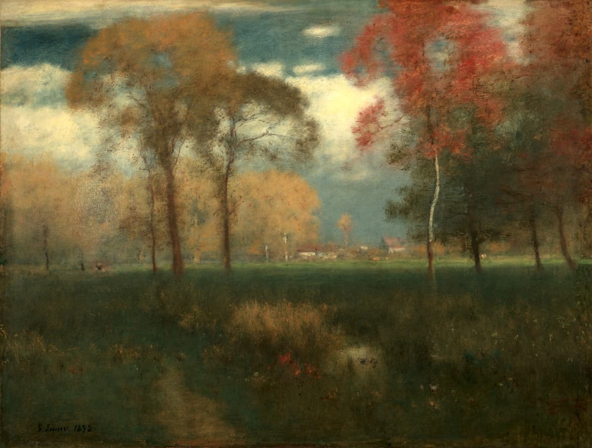Sunny Autumn Day — George Inness