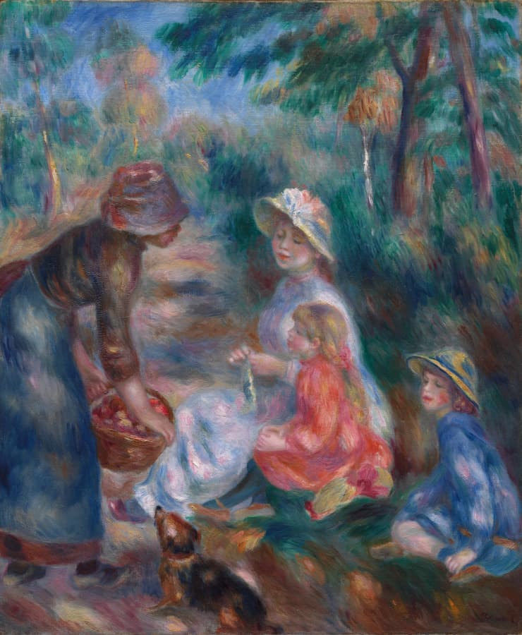 The Apple Seller — Pierre-Auguste Renoir