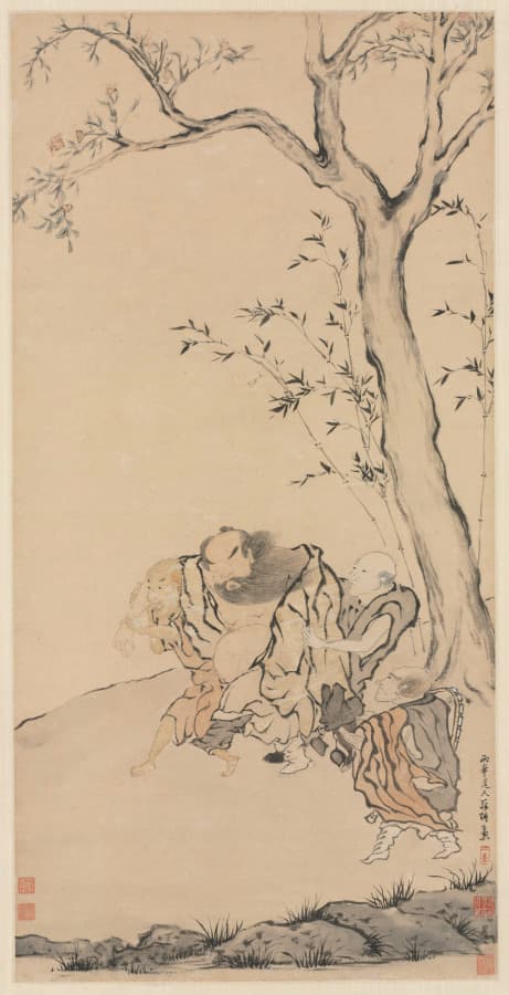 Zhong Kui Supported by Ghosts — Luo Ping