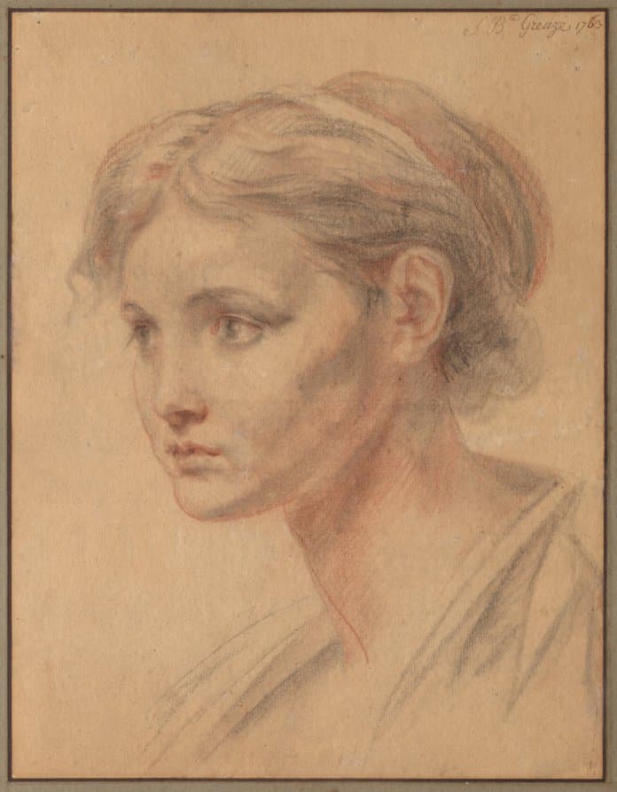 Head of a Girl — Jean-Baptiste Greuze
