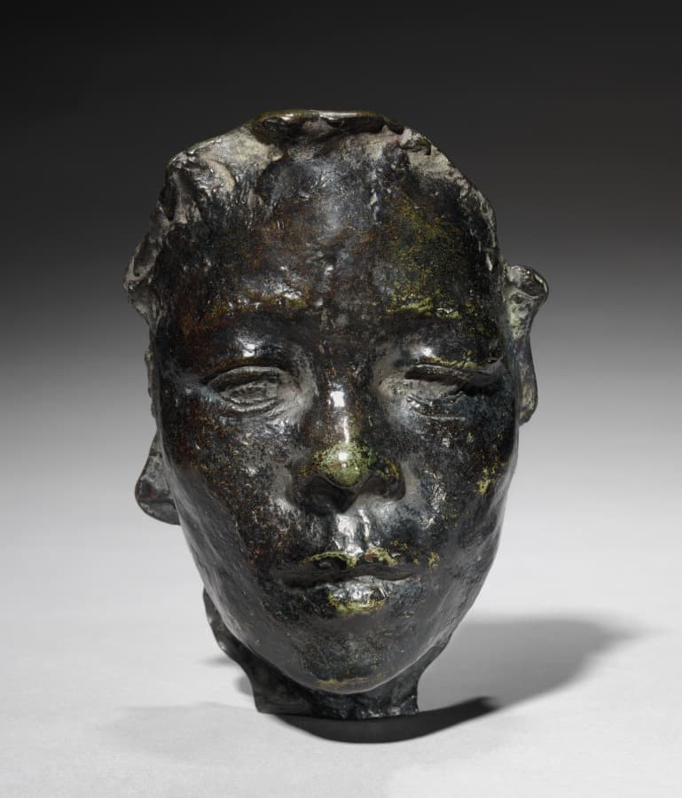 Mask of the Japanese Actress Hanako (Ohta Hisa) — Auguste Rodin