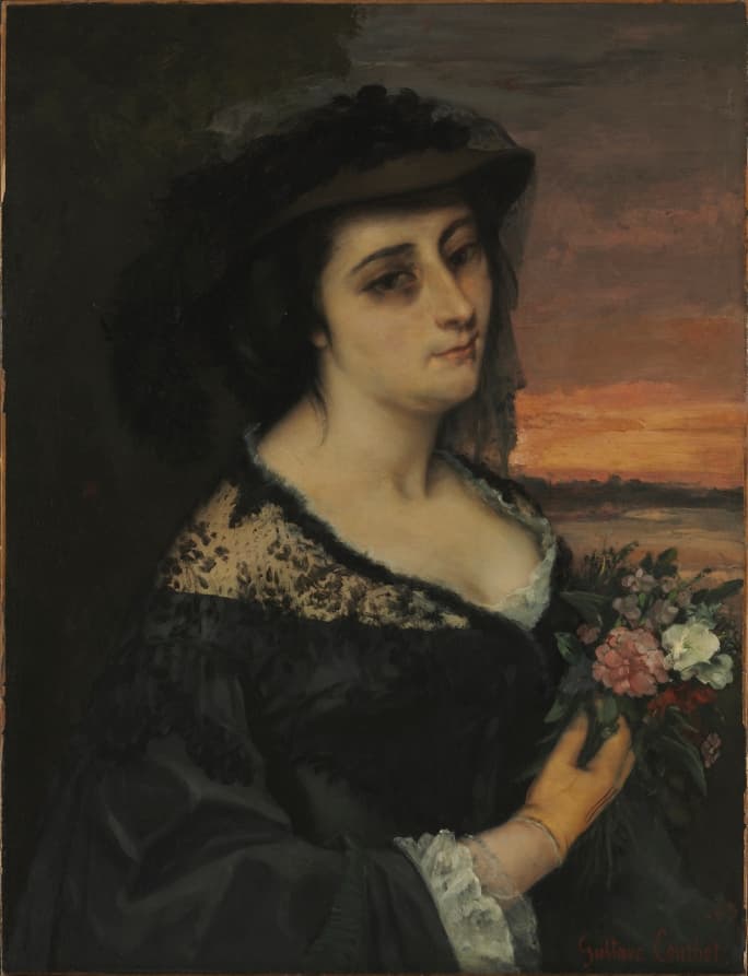 Mme L . . . (Laure Borreau) — Gustave Courbet