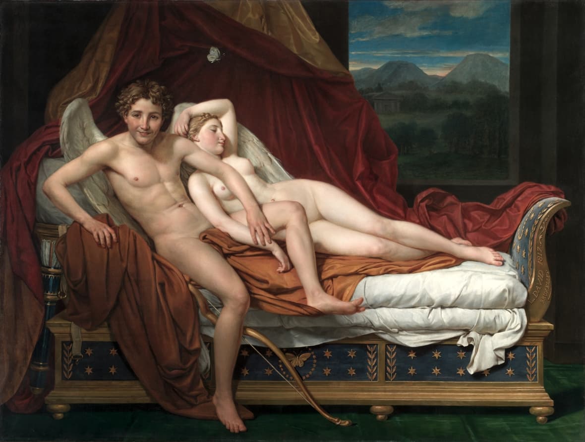 Cupid and Psyche — Jacques-Louis David