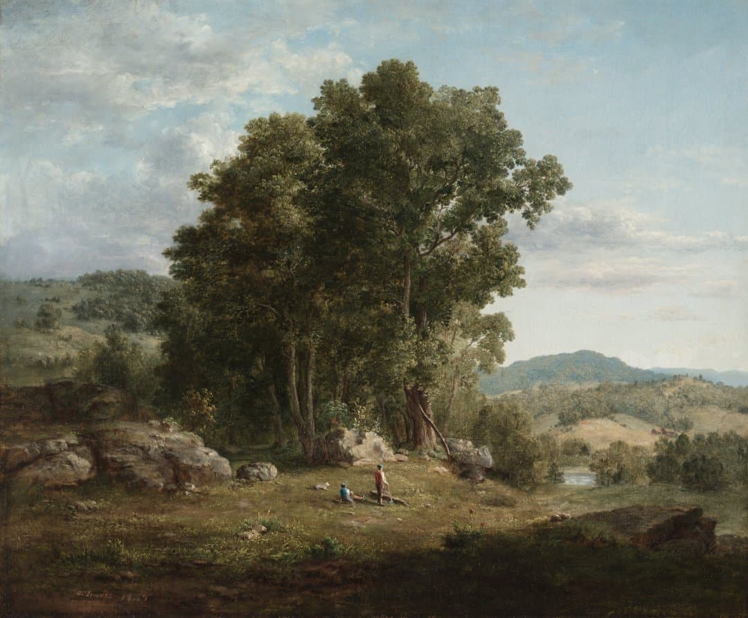 The Wood Chopper — George Inness