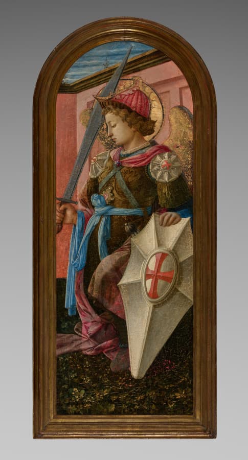 Panel from a Triptych: The Archangel Michael — Fra Filippo Lippi