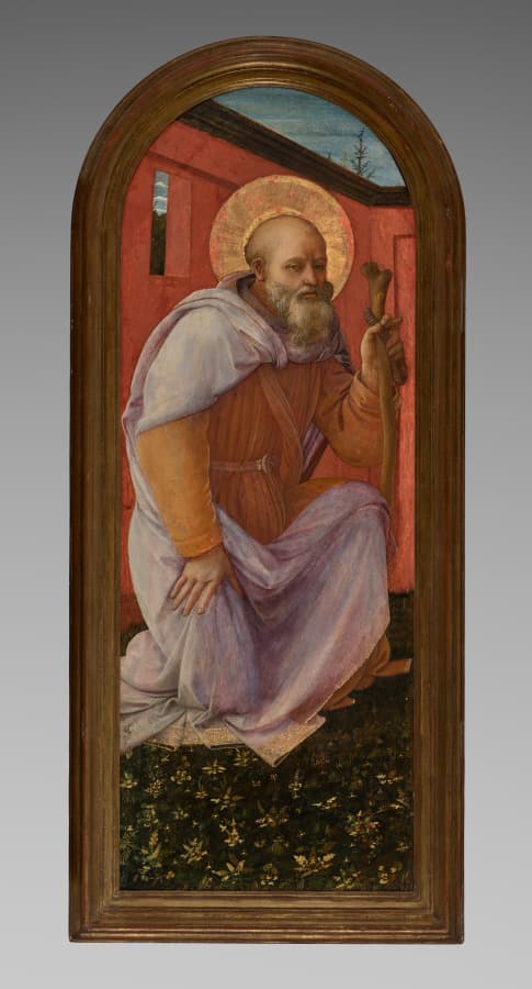 Panel from a Triptych: St. Anthony Abbot — Fra Filippo Lippi
