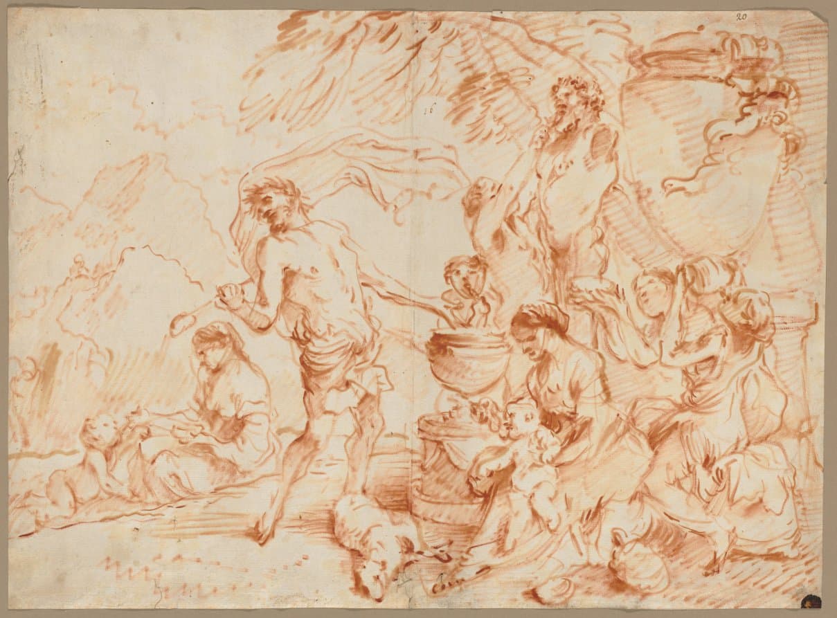 Bacchanal Before a Herm — Giovanni Benedetto Castiglione