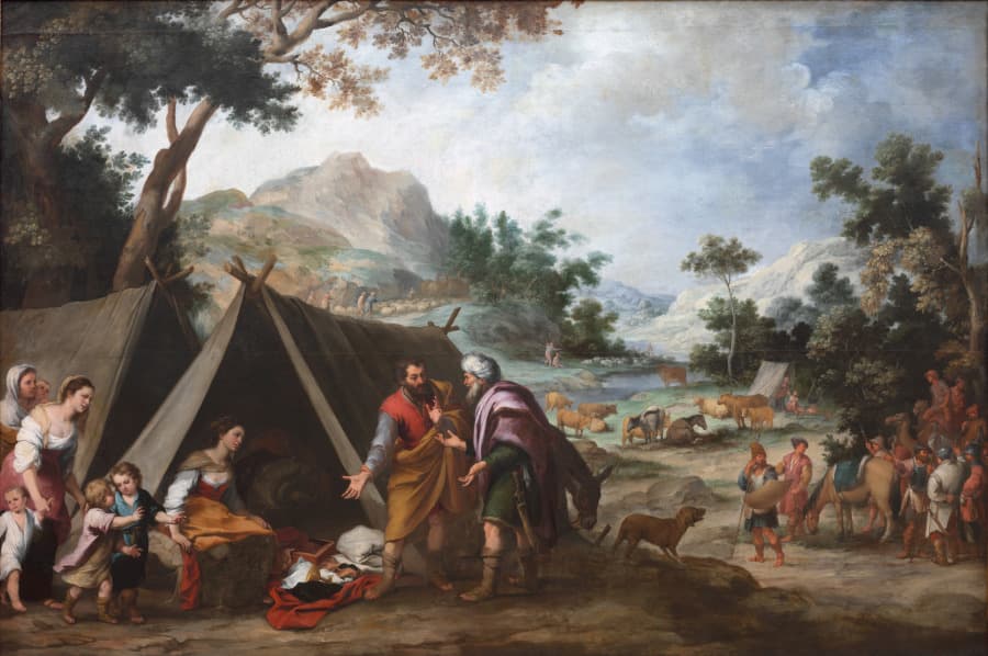 Laban Searching for His Stolen Household Gods — Bartolomé Esteban Murillo