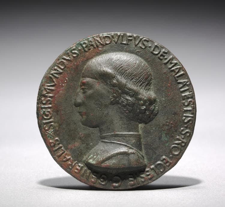 Portrait of Sigismondo Pandolfo Malatesta, Lord of Rimini and Fano (obverse) — Matteo de' Pasti