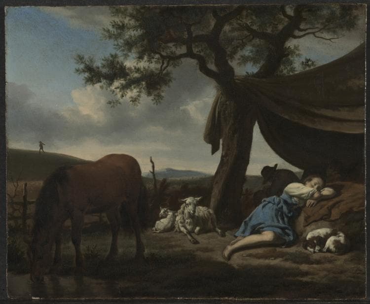 Sleeping Shepherds — Adriaen van de Velde
