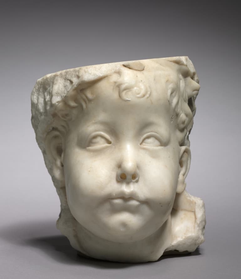 Head of a Putto — Desiderio da Settignano