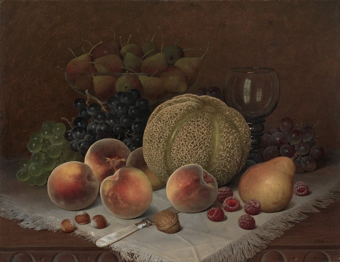 Still Life with Cantaloupe — William Mason Brown