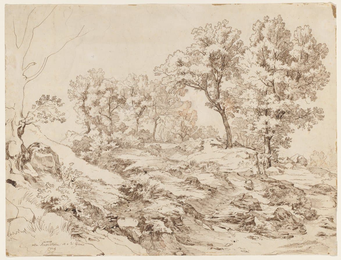 La Serpentara near Olevano — Friedrich Preller
