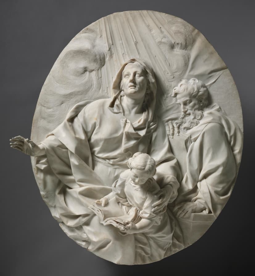 Education of the Virgin — Giuseppe Mazzuoli