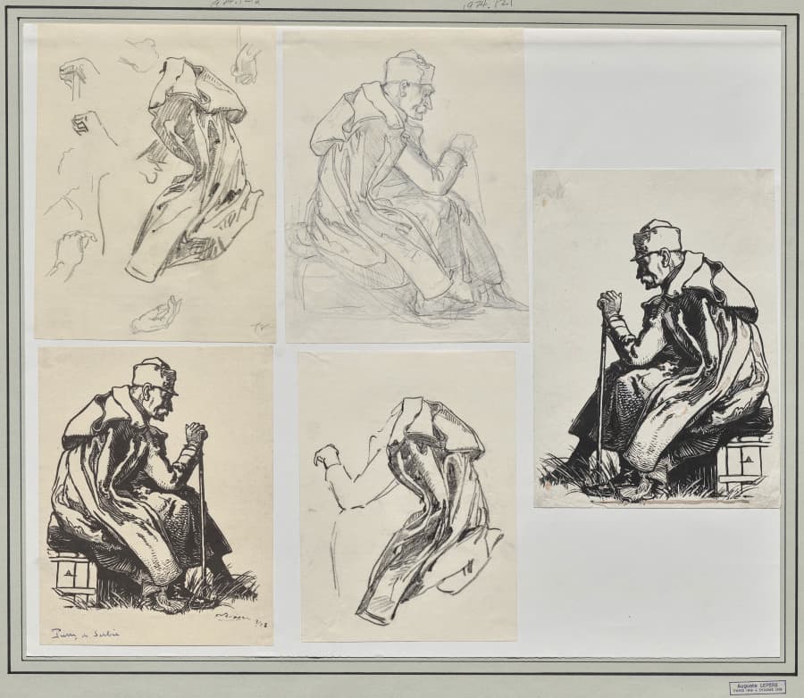 Le roi Pierre de Serbie — Auguste Louis Lepère