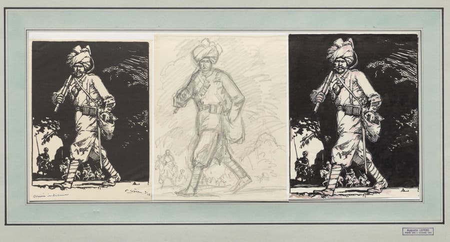 Armée indienne — Auguste Louis Lepère
