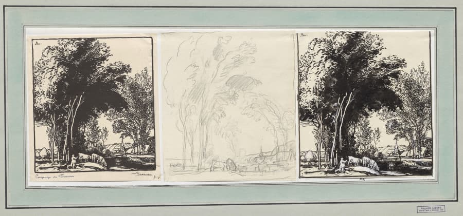 Paysage de France — Auguste Louis Lepère