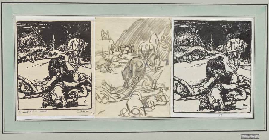 Les Morts après le combat — Auguste Louis Lepère