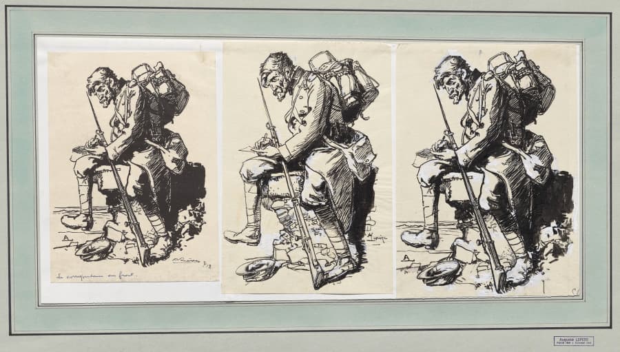 La Correspondance au front — Auguste Louis Lepère