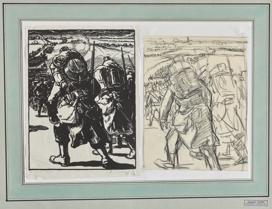 Troupe en marche — Auguste Louis Lepère