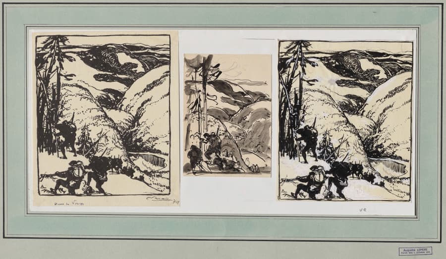 Dans les Vosges — Auguste Louis Lepère