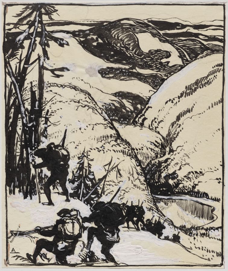 Dans les Vosges — Auguste Louis Lepère