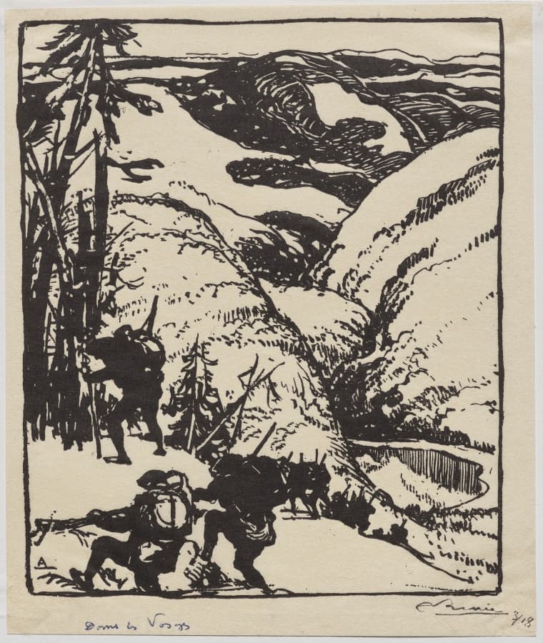 Dans les Vosges — Auguste Louis Lepère