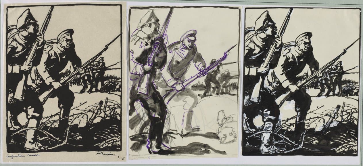 Infanterie russe — Auguste Louis Lepère