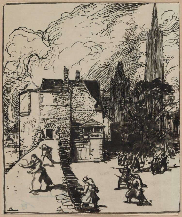 Siège des Maubeuge — Auguste Louis Lepère