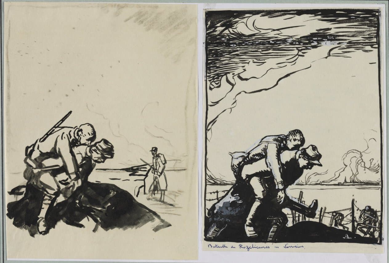 Bataille de Rozelieures en Lorraine — Auguste Louis Lepère