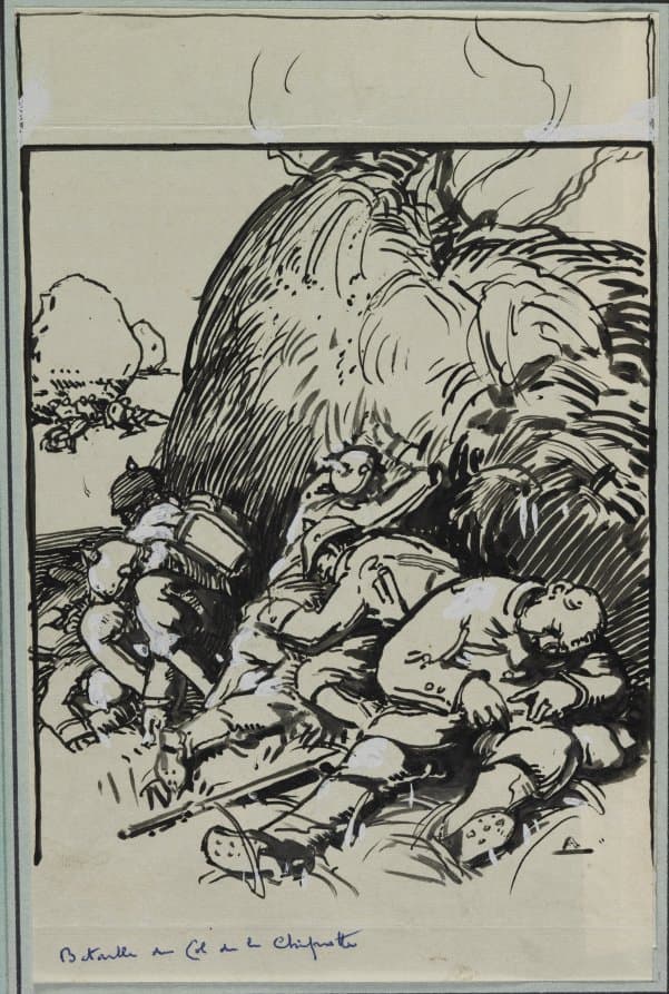 Bataille du Col de la Chiprotte — Auguste Louis Lepère