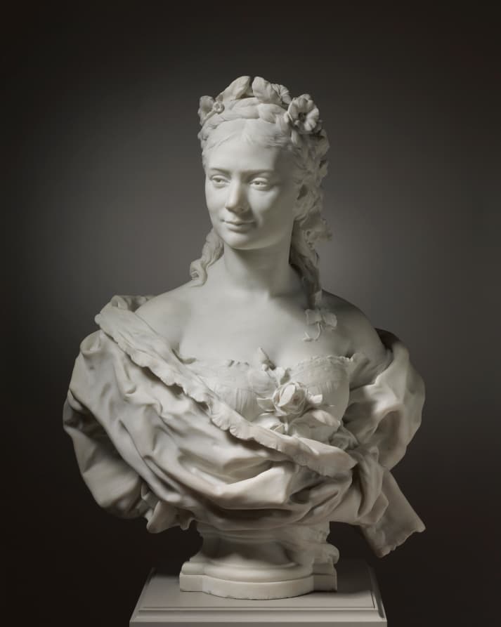 Bust of a Lady (possibly Fanny Coleman) — Jean-Baptiste Carpeaux