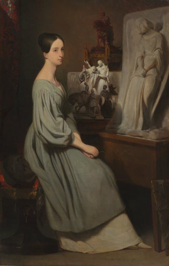 Princess Marie d'Orléans in Her Studio — Ary Scheffer