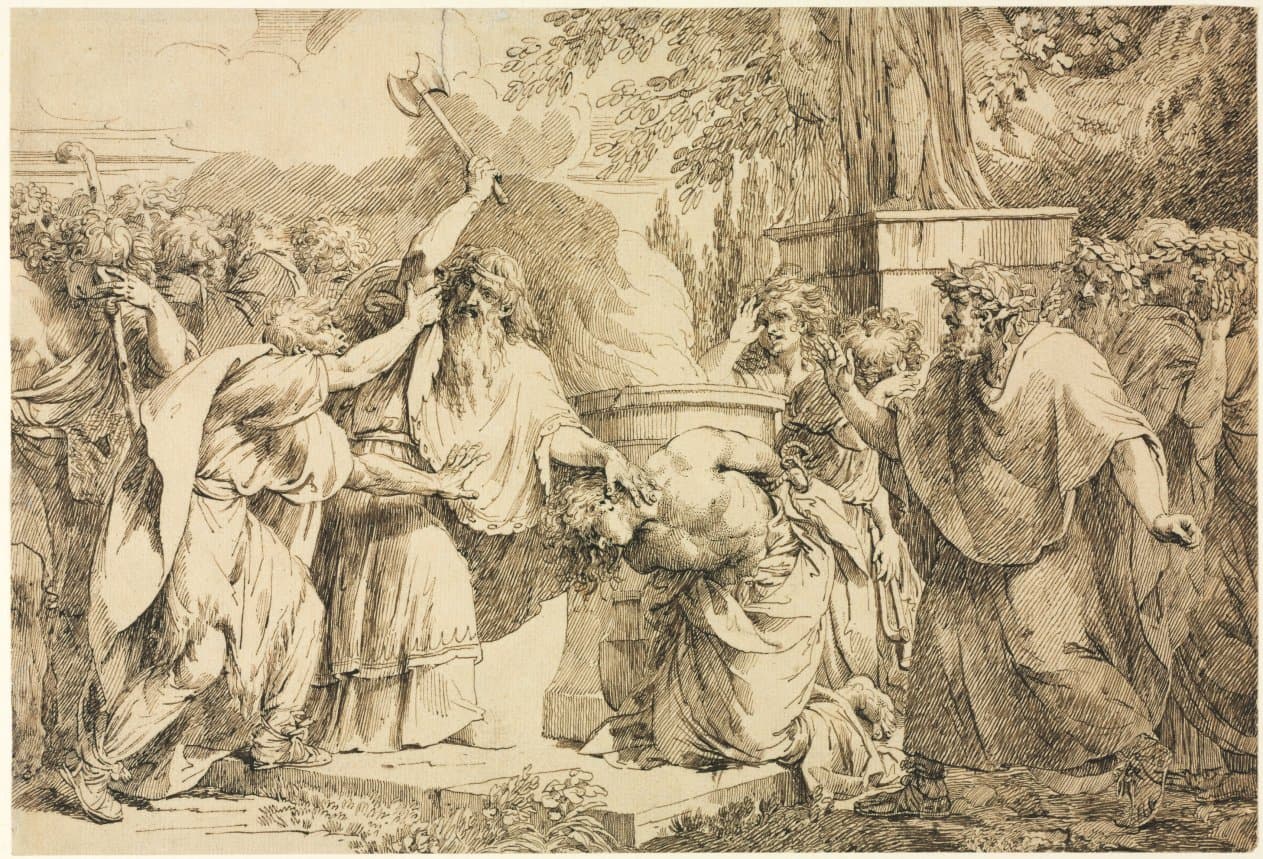 A Sacrifice Interrupted — John Hamilton Mortimer
