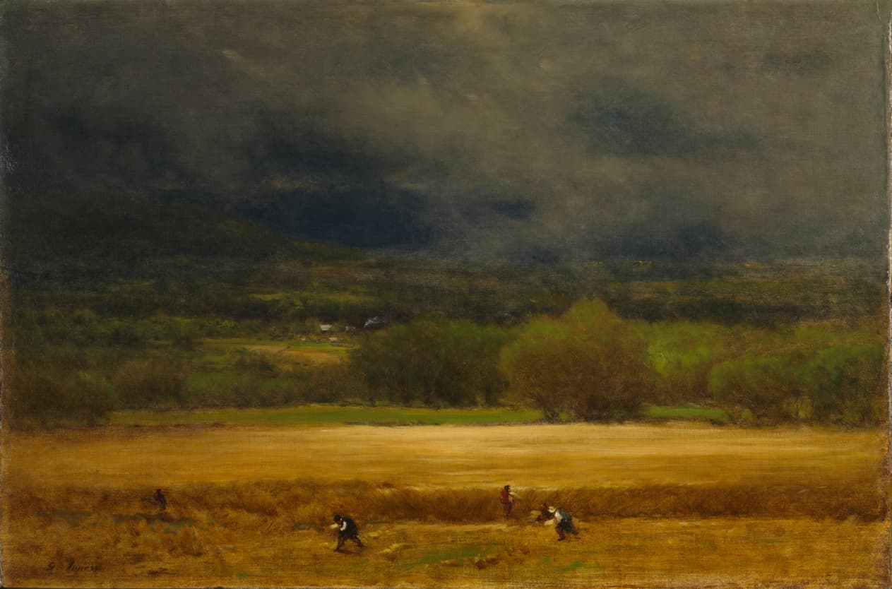 The Wheat Field — George Inness