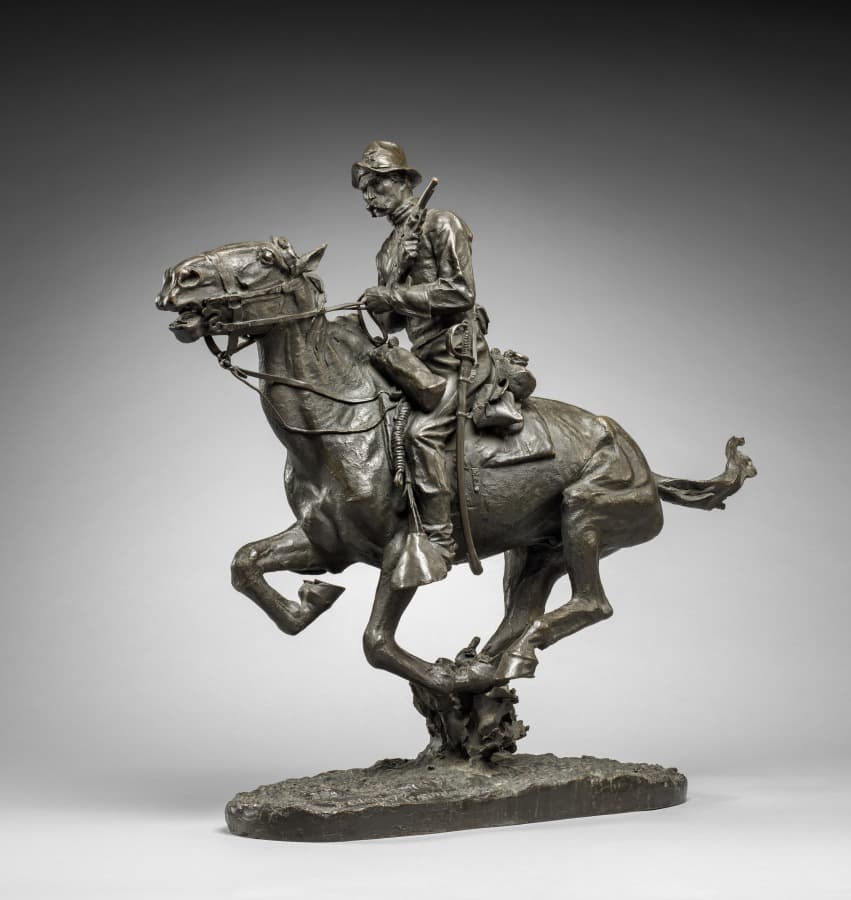Trooper of the Plains-1868 — Frederic Remington