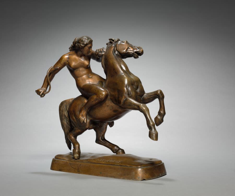 Amazon Taming a Horse — Jean-Jacques Feuchère