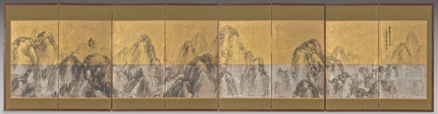 Seventy-Two Peaks Under the Blue Sky with Mount Furong — Matsumura Goshun
