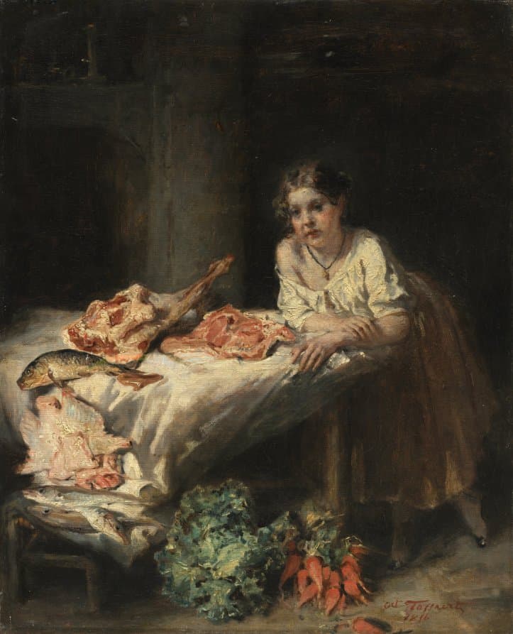 The Bourgeois' Kitchen — Octave Tassaert