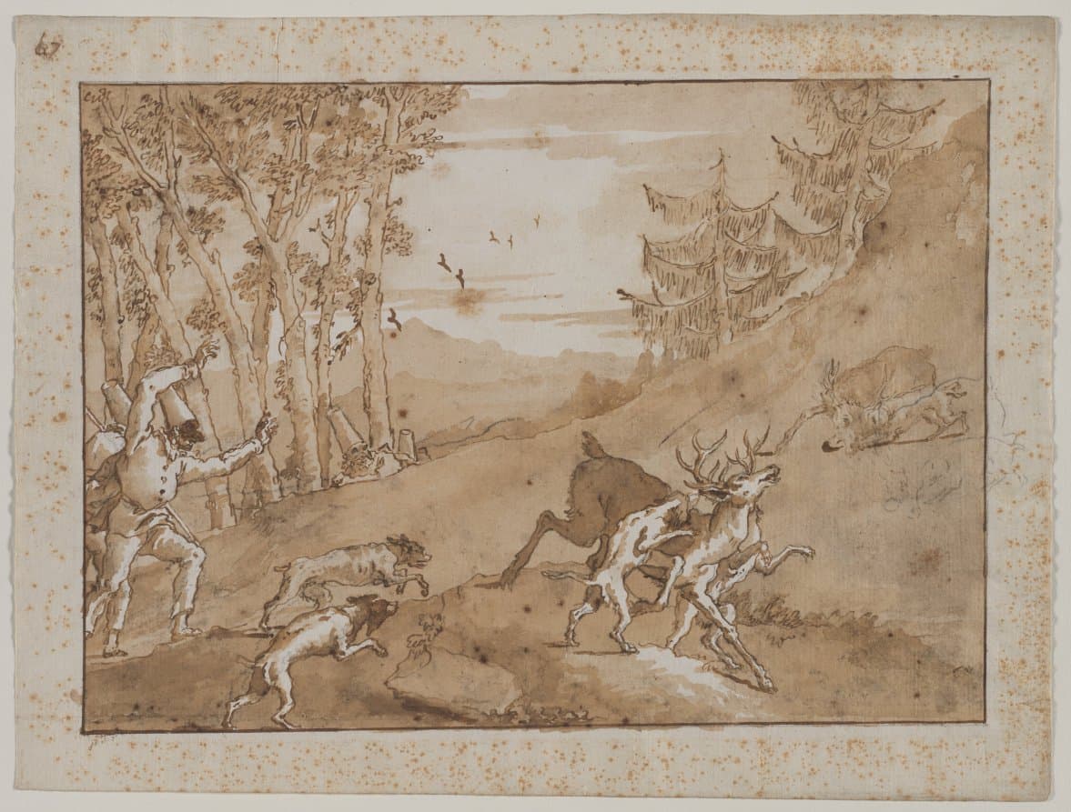 The Stag Hunt — Giovanni Domenico Tiepolo