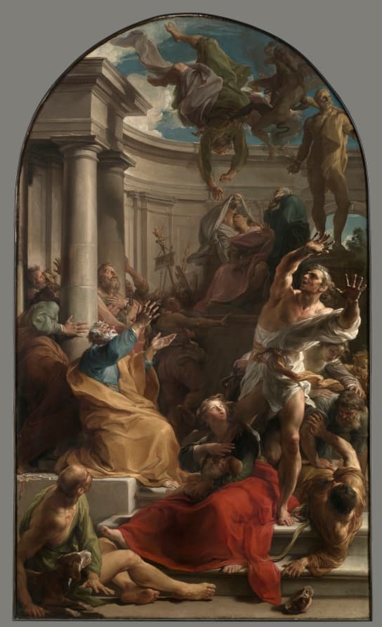 The Fall of Simon Magus — Pompeo Batoni