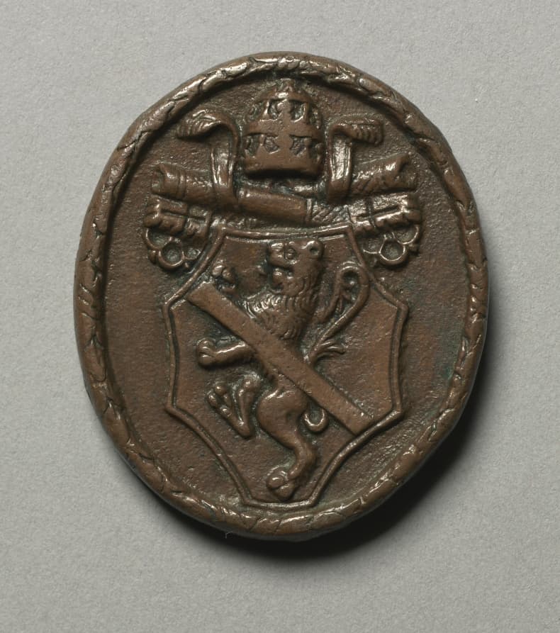 Portrait of Pope Paul II Barbo (reverse) — Cristoforo di Geremia