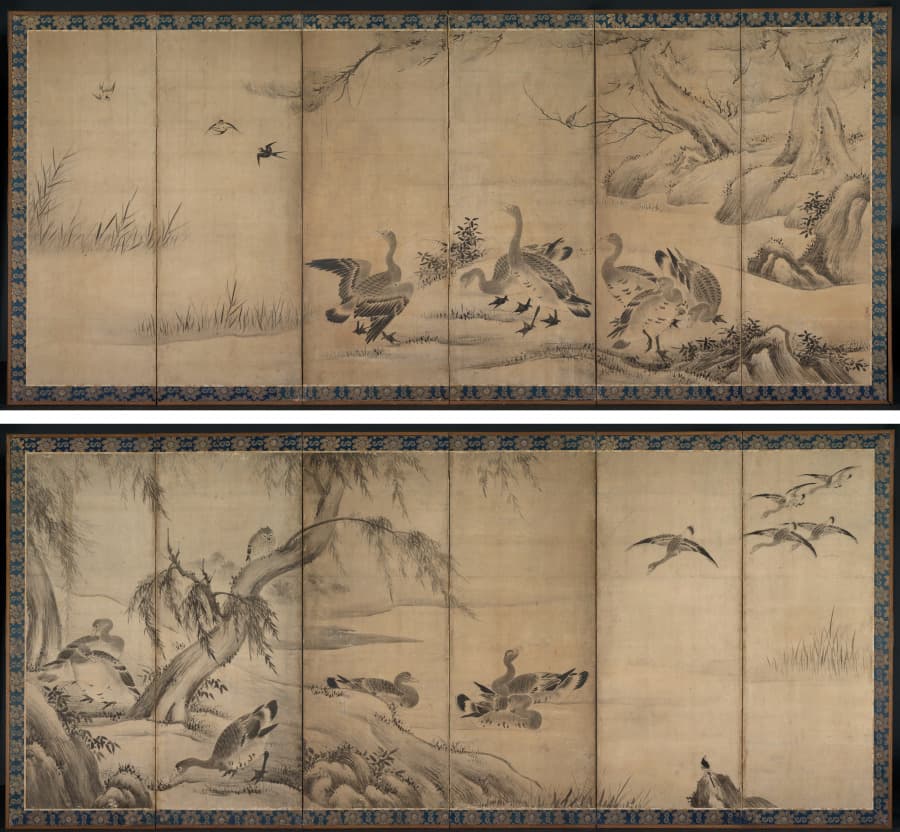Wild Geese — Kano Sanraku